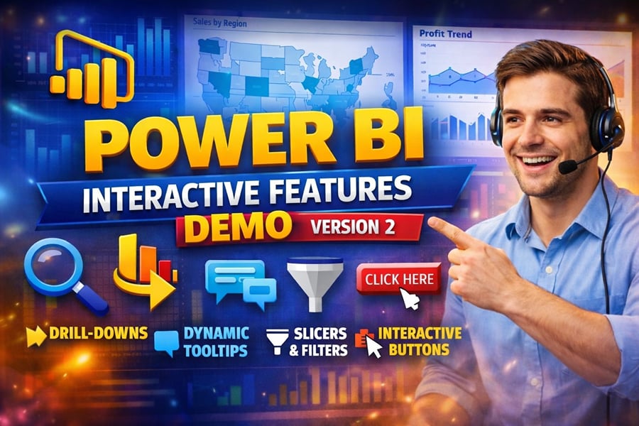 Power BI’s Interactive Features: How to Make Dashboards User-Friendly and Easy to Understand