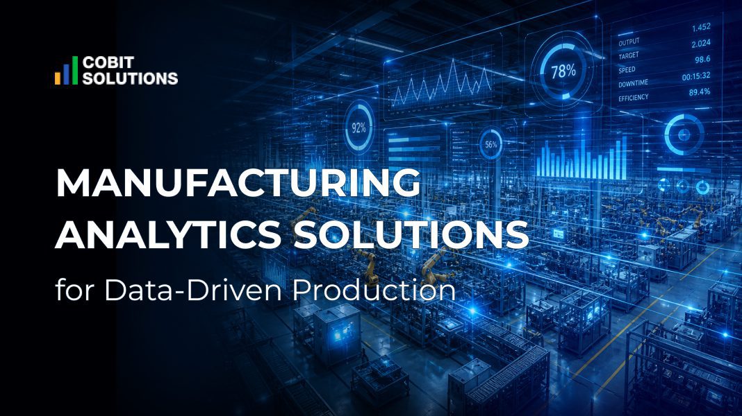 manufacturing analytics knowledge hub Images High... Manufacturing Data & AI Solutions | Cobit Solutions